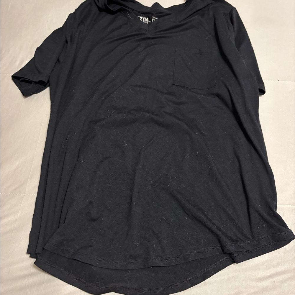 Elegant Black Short Sleeve Tee